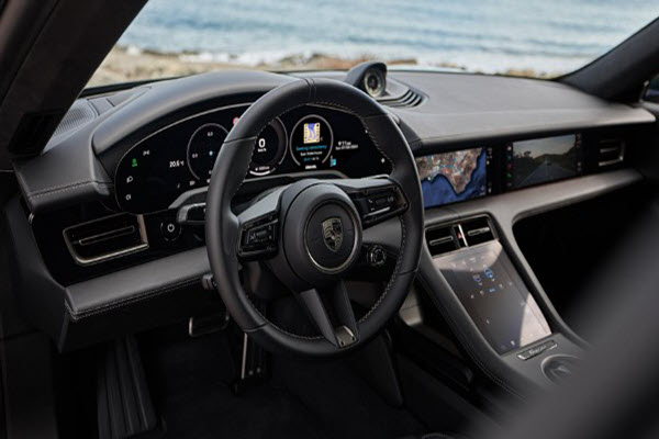 Porsche Taycan Turbo GT with Weissach Package interior 1