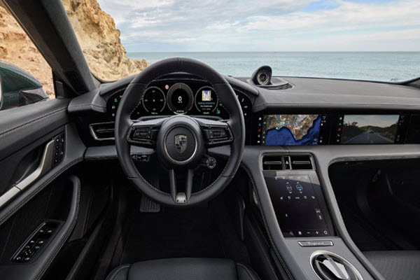 Porsche Taycan Turbo interior 2